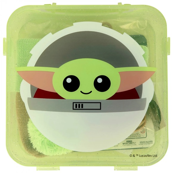 Star Wars The Mandalorian Grogu Kid's Winter Bundle Collection Green - Picture 4 of 7